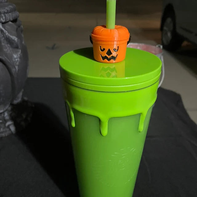 Straw Toppers Halloween Buckets （Cup not included）