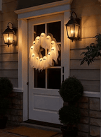 👻Halloween Glowing Ghost Wreath