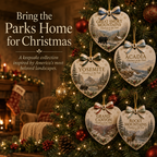 🎄 National Parks x Christmas Ornament