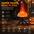 Halloween Pumpkin Simulation Flame Lamp
