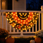Lighted Halloween Fan Banner