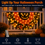 Lighted Halloween Fan Banner