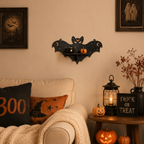 Halloween Bat Wall Shelf Decor