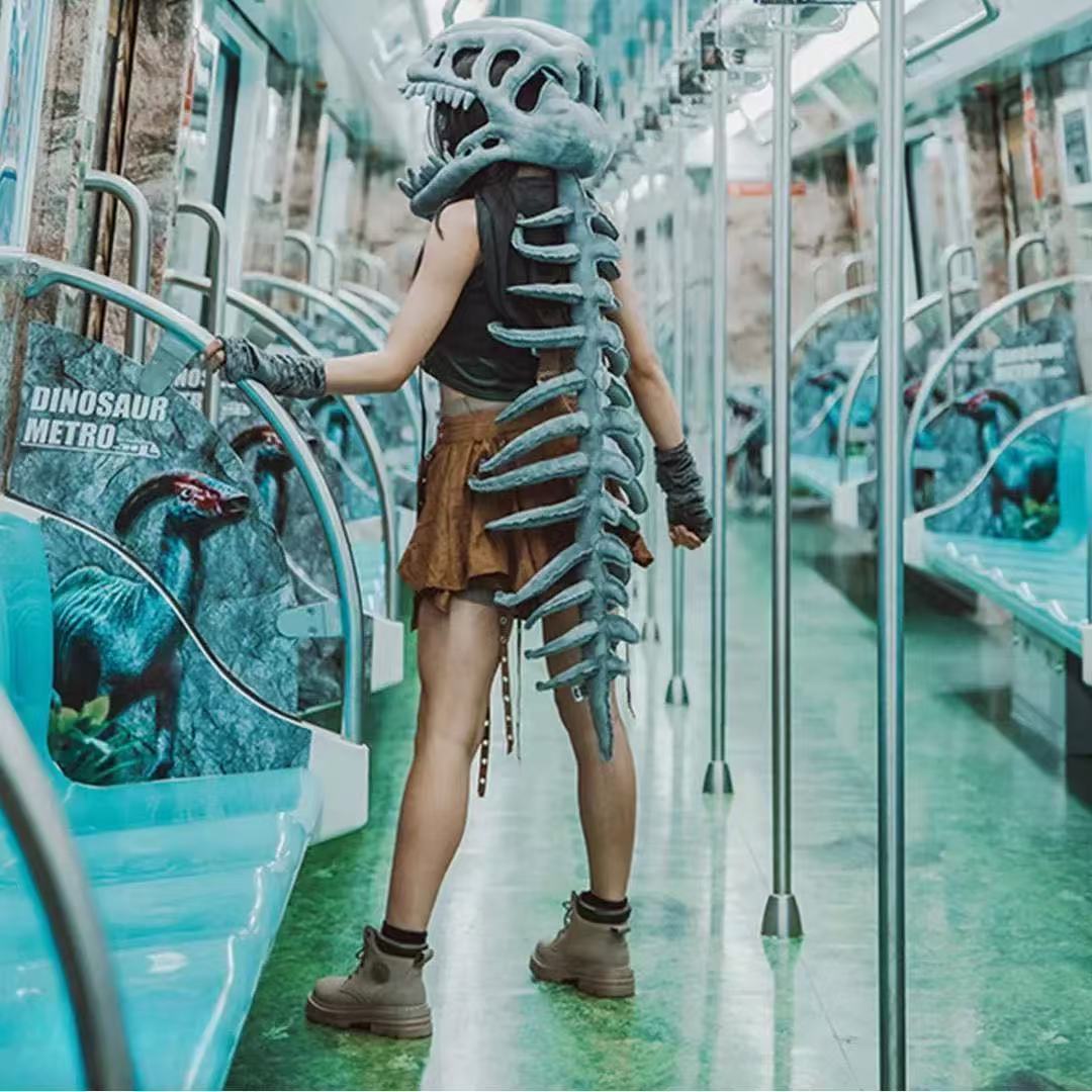 ƒHalloween Dinosaur Skeleton Costume