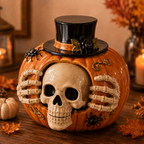 ƒTrick-or-Treat | Skull Pumpkin Candy Jar