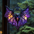 Halloween Mysterious Purple Bat Light Catcher