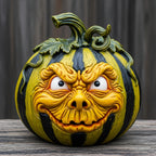 Halloween Pumpkin Expression Ornaments