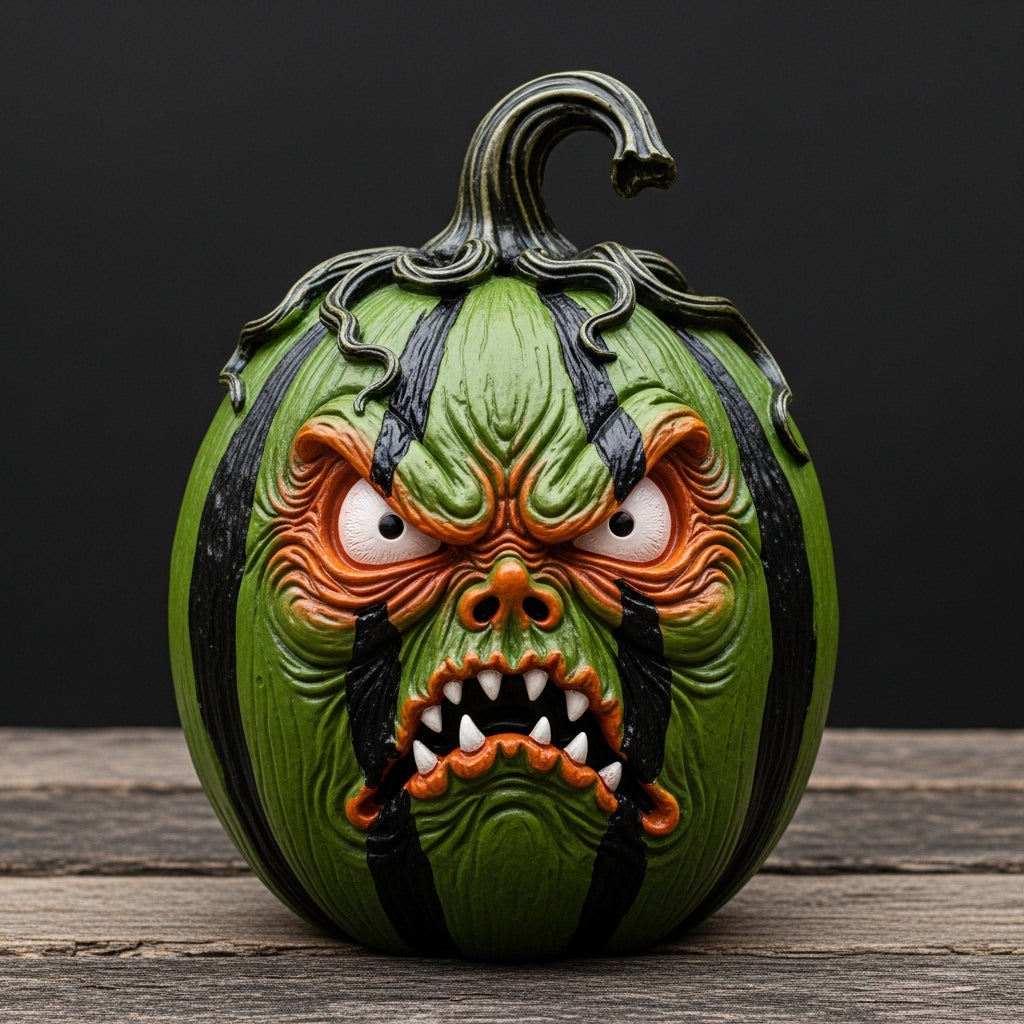 Halloween Pumpkin Expression Ornaments
